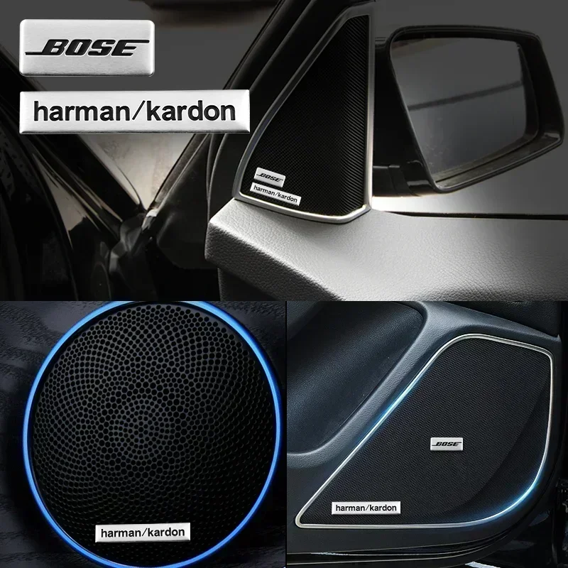 Aluminium Harman/Kardon Auto-Audio-3D-Aufkleber Autozubehör für Audi BMW VW Jeep Honda Mitsubishi Peugeot Renault Skoda Lexus – Detail 9