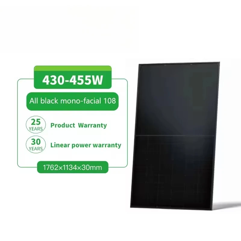 LA Stock Jinko 440W Сонячні панелі Житлова енергетична система встановлення наземного даху