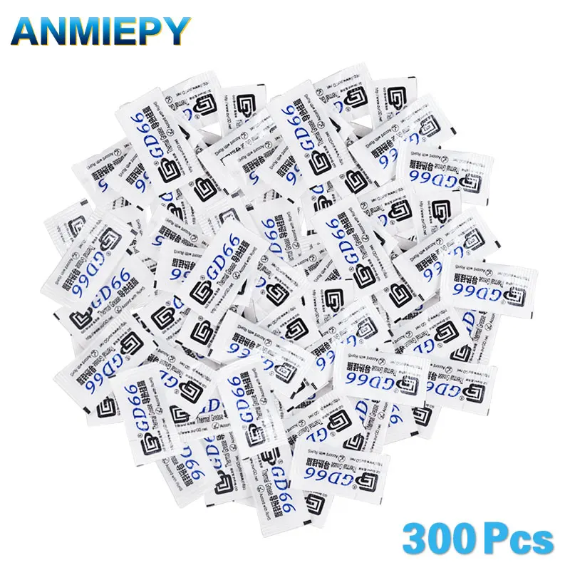 300PCS GD66 Thermal Conductive Grease Paste Silicone Plaster For LED Chip Heatsink Compound For DIY thermal paste
