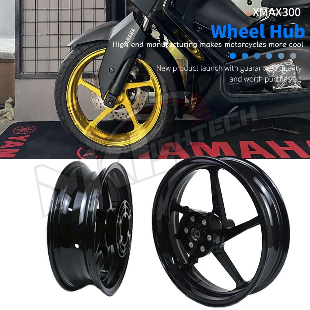 

MKLIGHTECH For YAMAHA XMAX300 Xmax-300 2022-2023 Motorcycle Wheel Hub Aluminum Alloy Front And Rear Wheel Hubs