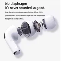 PRO 3 wireless Bluetooth earphones with heart rate monitoring, ANC noise cancelling microphone earbuds, stereo audio compatible - Image 3