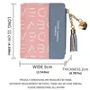 Women's Short Tassel Wallet Printed Contrast Multi Card Wallet Zipper Zero Wallet 3