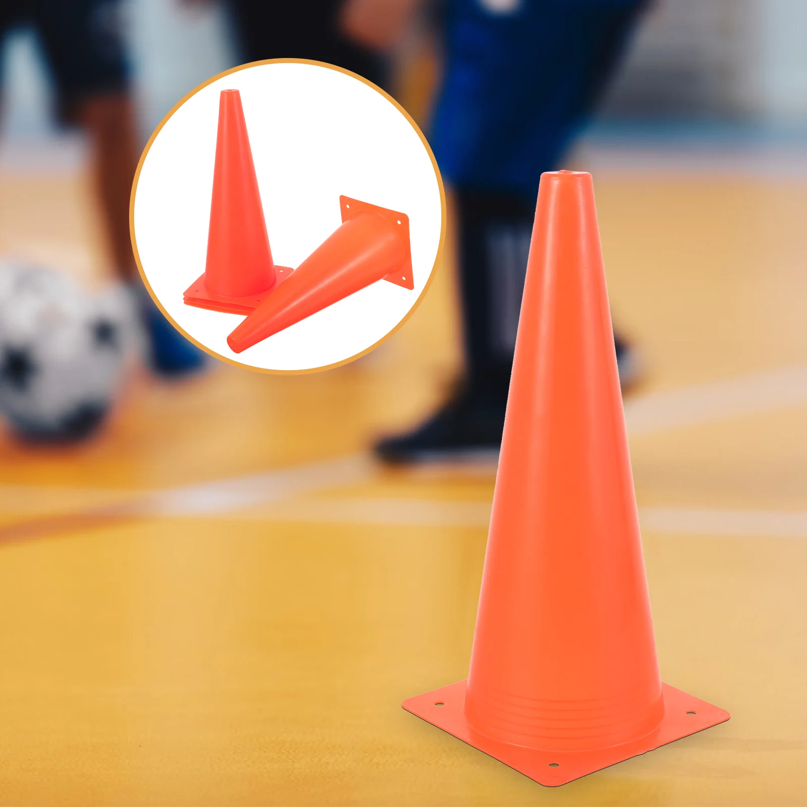 4 Pcs Safety Cone for Soccer Practice Training Road Obstacle Football Traffic Supplies soccer training cones