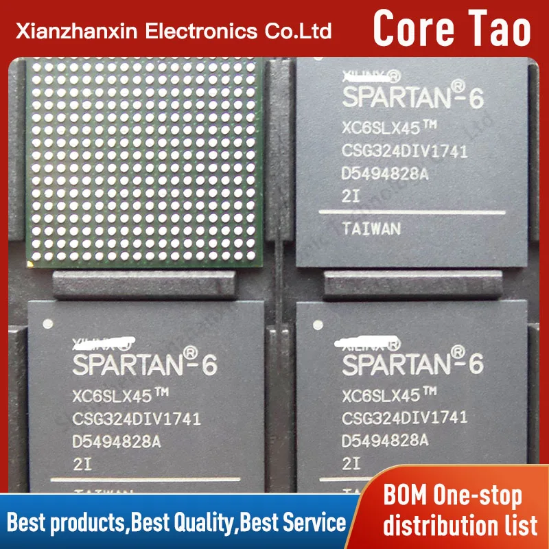

1PCS/LOT XC6SLX45-2CSG324 XC6SLX45-CSG324 XC6SLX45 BGA324 The field programmable gate array FPGA