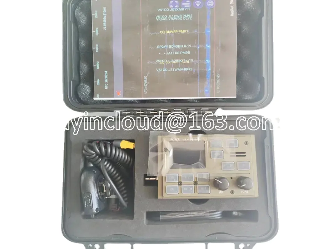 

Портативная Коротковолновая Встроенная USB звуковая карта Bluetooth TX и RX80-6m 2022 20 Вт Коротковолновая радиоустановка FX4CR Mini