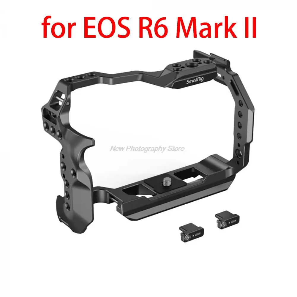 Gabbia Per Fotocamera Smallrig Per Canon Eos R6 Mark Ii, Staffa A L Per Canon Eos R6 Mark Ii,R5,R5C,R6 Piastra Di Montaggio A Forma Di L A Sgancio Rap