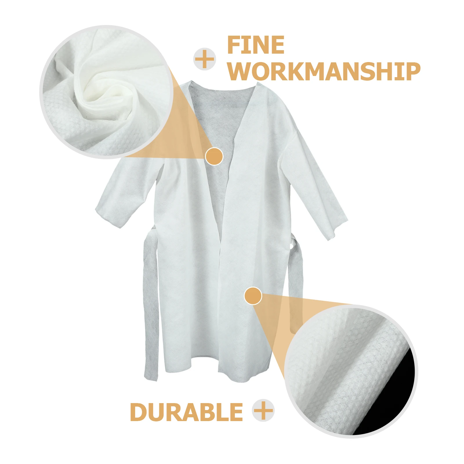 Disposable Bathrobe Comfortable Bath Clothing Home Hotel Use Thickened Bathrobe