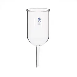 1Pcs Clear 50ml to 1000ml Glass Cylindrical Funnel Laboratory Equipment