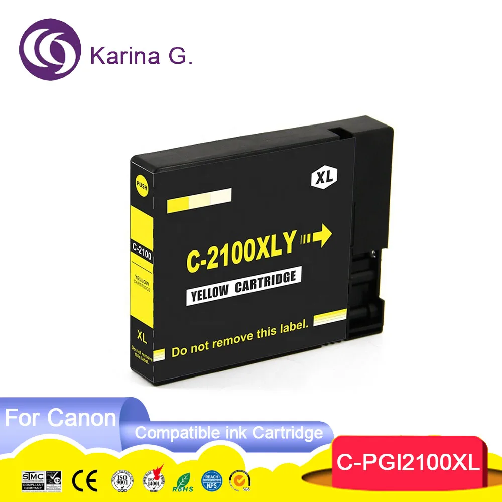 Compatible For PGI2100 PGI-2100 PGI2100XL ink Cartridge Full ink For MAXIFY Ib