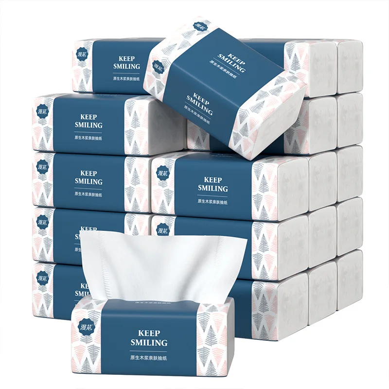 6 Boxes of Paper Towels Full Box Affordable Household Toilet Tissue Household Napkins Paper Towels Toilet for Daily Use