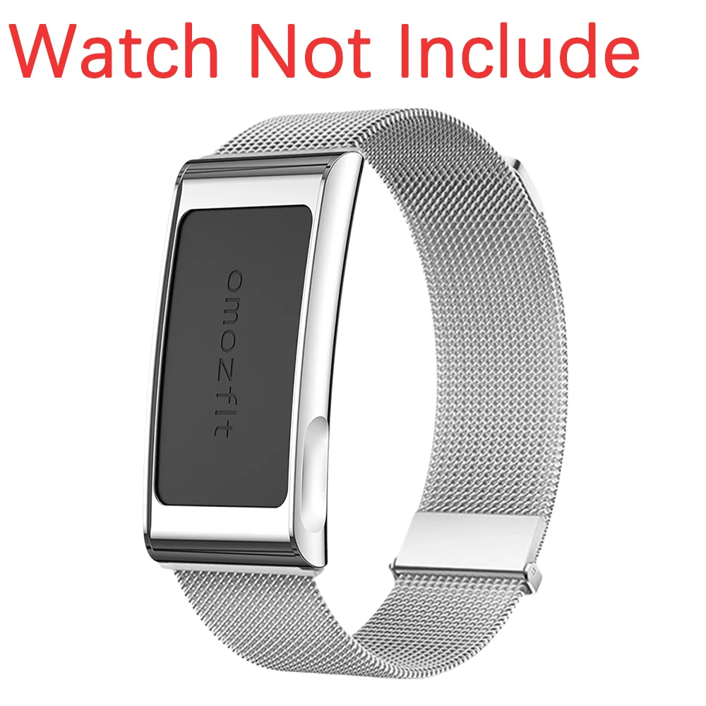 Premium 2PC Milanese Strap with Metal Hollow Protective Frame - Stylish Watch Accessories