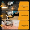 18V 125MM Brushless Angle Grinder Cordless Angle Grinder 4 Gears Variable Grinding Machine Cutting Woodworking Power Tool 5