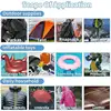 Air Mattress Patch 10pcs Pool Liner Patch Kit Multipurpose Hot Water Resistant UV Resistant Inflatable Patch Repair Kit For PVC 3