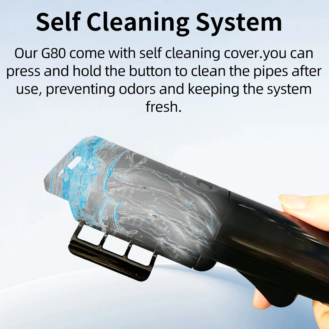 منظف السجاد المحمول ABIR G80، شفط 15000PA، غطاء ال...