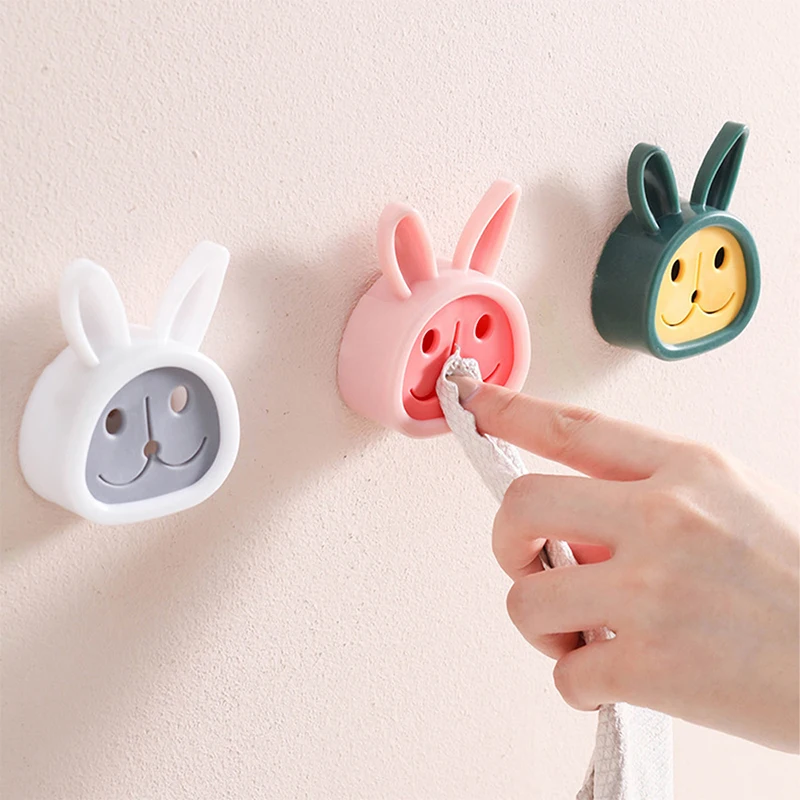 Towel Plug Holder Punch Free Silica Gel Bathroom Organizer Rack Towels Storage Wash Cloth Clip Bathroom Kitchen Accessories Tool