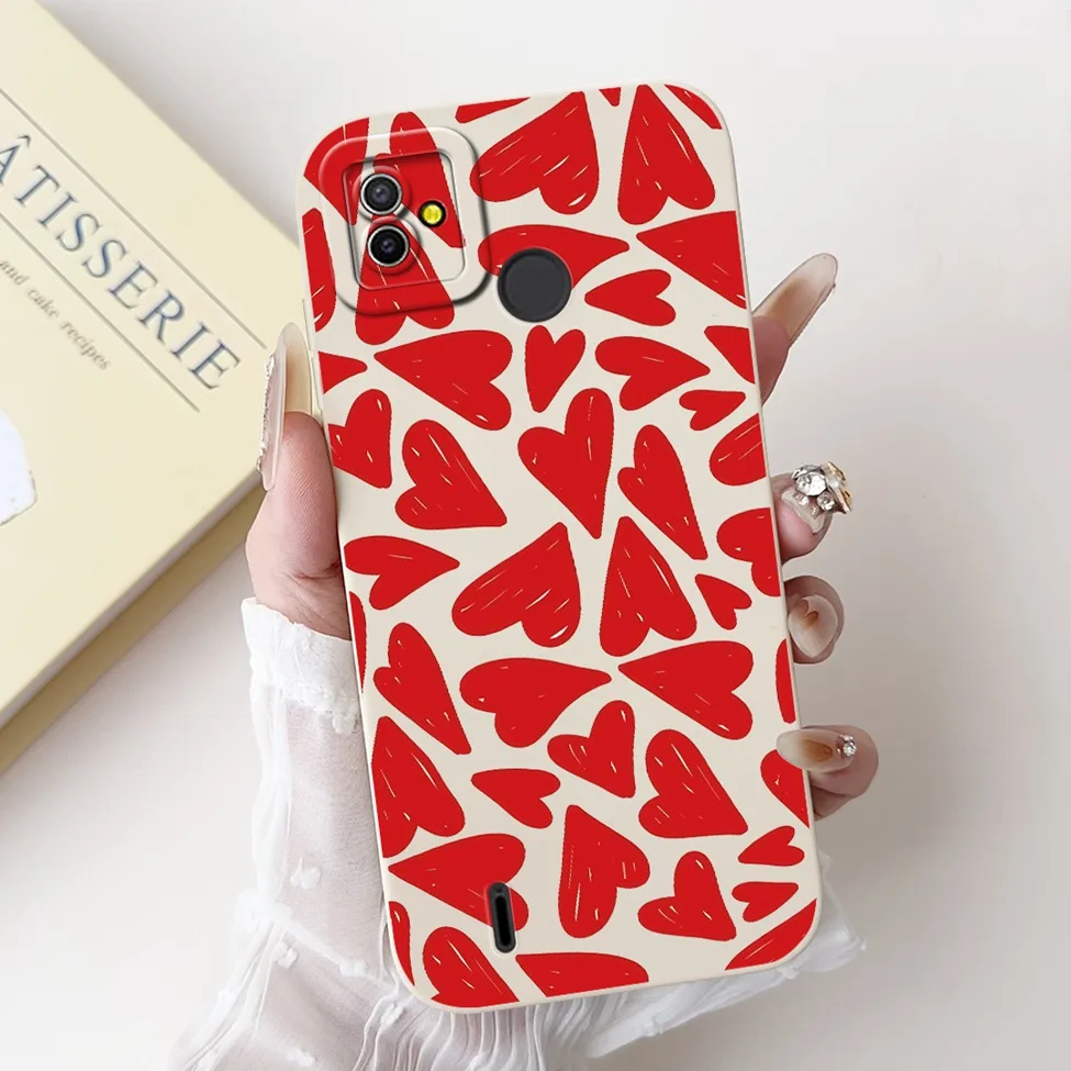 Silicone Cute Fashion Butterfly Flower Love Painted Phone Case