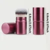 Retractable Kabuki Foundation Brush Travel Portable Multifunctional Makeup Brush For Liquid, Cream And Flawless Powder Cosmetics 3