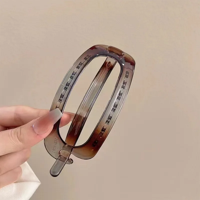 Large Size Duckbill Hair Clip For Women Korean Ponytail Hair Bun Buckle Girls Party Makeup Hairpin Headwear Hair Accessories