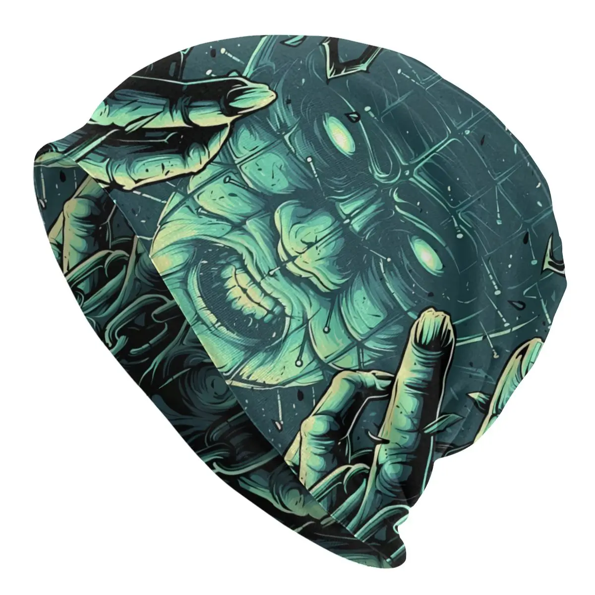 

Шапки Hellraiser из ужасной пленки, облегающие шапки, осенние и Весенние шапки, магазин Дэн мумфорда, бриллиантовые хипстерские шапки, женские и мужские наушники