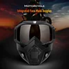 Motocross Goggles Outdoor Unisex Cycling Riding Skiing Windproof Goggles Eyewear With Detachable Mask Protection Motorcycle 1