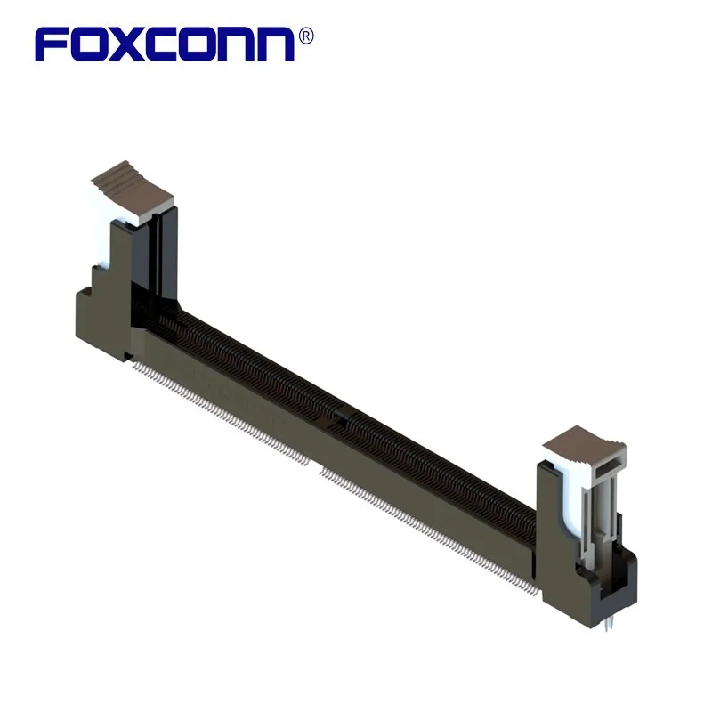 

Foxconn ATMD097-AED4S-4F DDR4 260PIN Vertical Paste SMT Black body White ears