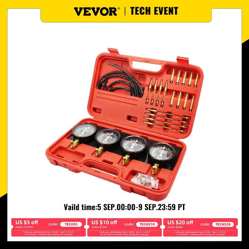 Vevor Fuel Vacuum Carburetor Synchronize Tool Kit Fuel Vacuum Carburetor Synchronizer Carb Sync