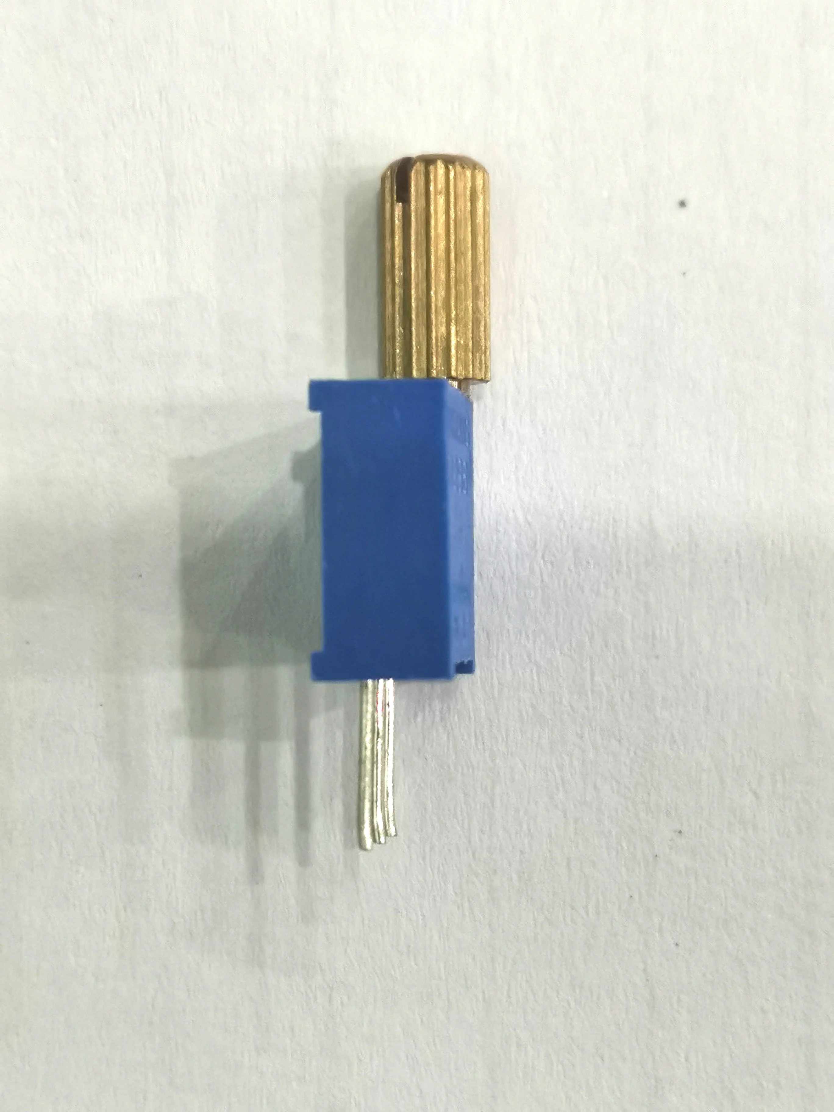 10Pcs Burans3296W-1-102 with Handle, Long Handle 0.8mm Adjustable Vertical Potentiometer 3296W-103 2K 20K 200K 100K 5K 50K 500K with Handle Adjustable
