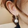 86607-c888eb.jpg Boucle d'oreille en Zircon plaqué or pour femmes et filles, cadeau de fête, tempérament circulaire, bijoux de Banquet