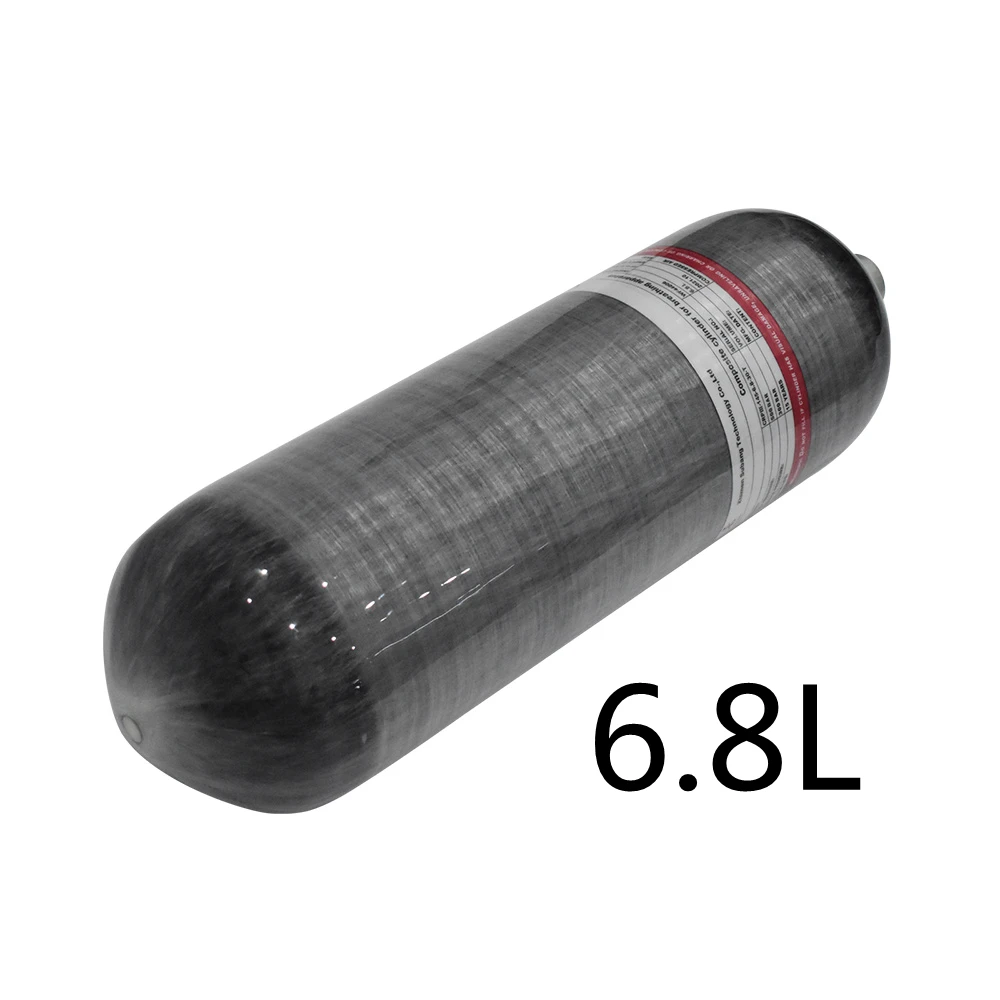 

TUXING 4500Psi 300Bar 30Mpa 6.8L Carbon Fiber Cylinder Diving Scuba Tank High Pressure Tank Thread M18*1.5