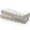 2pcs Foldable Under Bed Bags Large Quilt Storage Bag With Zipper Clothes Blanket Quilt Closet Organizer Box Cabinet Organizer 1