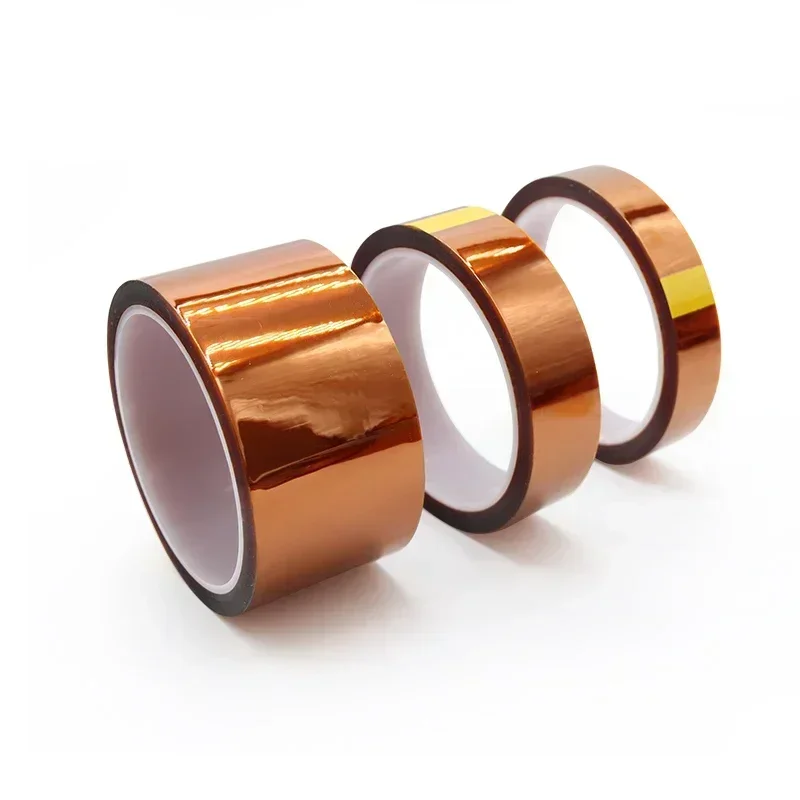 33M/Roll Polyimide Adhesive Tape High Temperature Heat Resistant Electronic Insulation for BGA PCB 3D Printing Board Protection adhesive tape,electrical tape,electrical insulating tape,insulation tape,insulating tape,polyimide tape