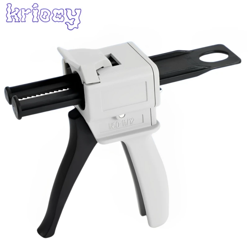 Glue Gun 50ml 1:1 1:2 10:1AB Epoxy Glue Manual Dispenser Adhesive Skeleton Applicator Flux Cartridge Gun Caulking Dental Tools