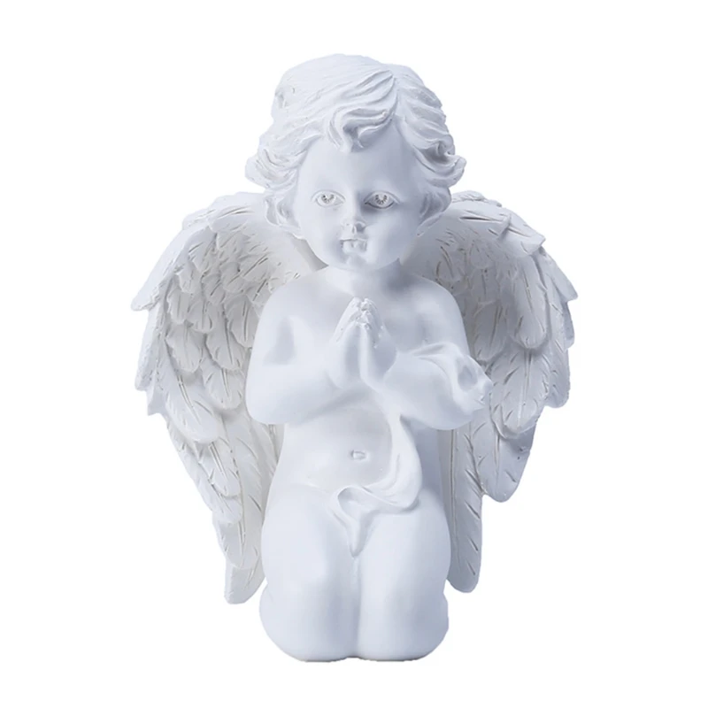 

Praying Angel Statue Resin Figurine for Home Church Decoration Crafts