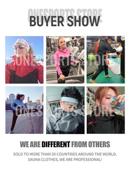 Sauna Suit Women Gym Clothing Set Men Pullover Hoodies Tops Running Fitness Exercise Sportswear Weight Loss Sweating Sports Suit 2