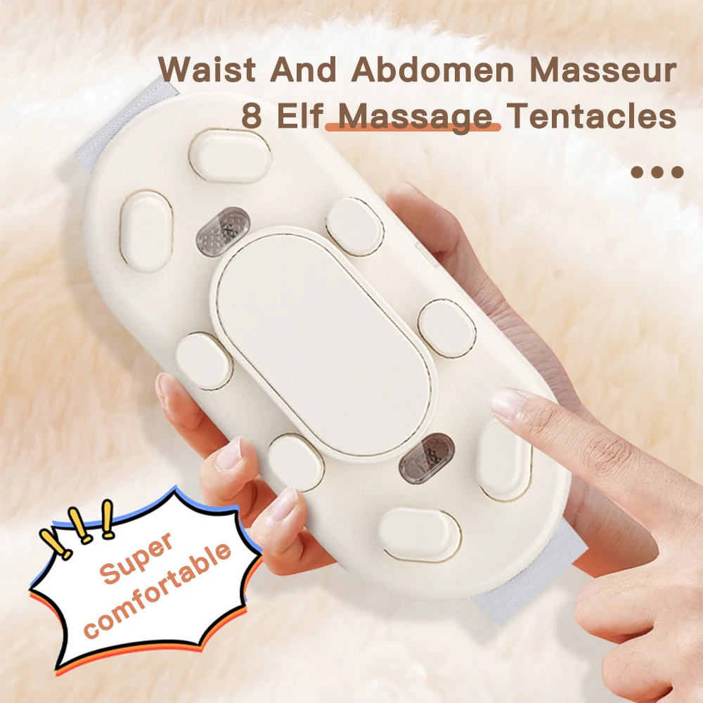 Menstrual Heating Pad Infrared Heating Waist Massager Warm Palace Belt Electric Vibration Abdomen Massager Uterus Acupoints