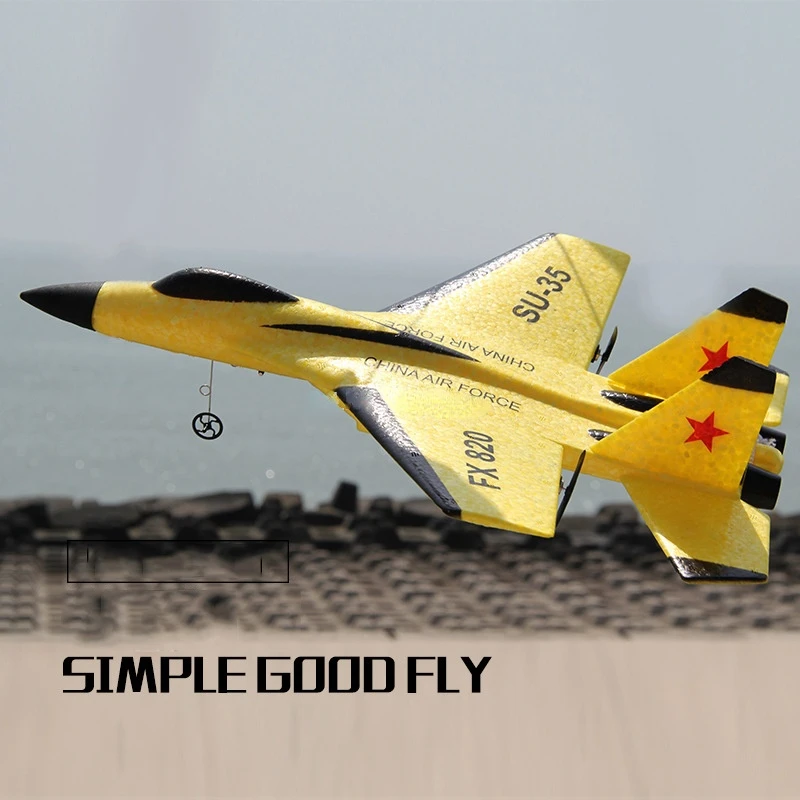 FX620 SU-35 RC Remote Control Airplane 2.4G Remote Control Fighter Hobby Plane Glider Airplane EPP Foam Toys RC Plane Kids Gift 5