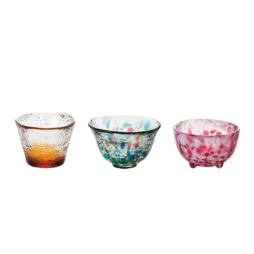 

Handmade Sake Cup Household Imported Stained Glass Small Wine Utensil Liquor Chinese Distillate Spirits Cup Shooter Glass