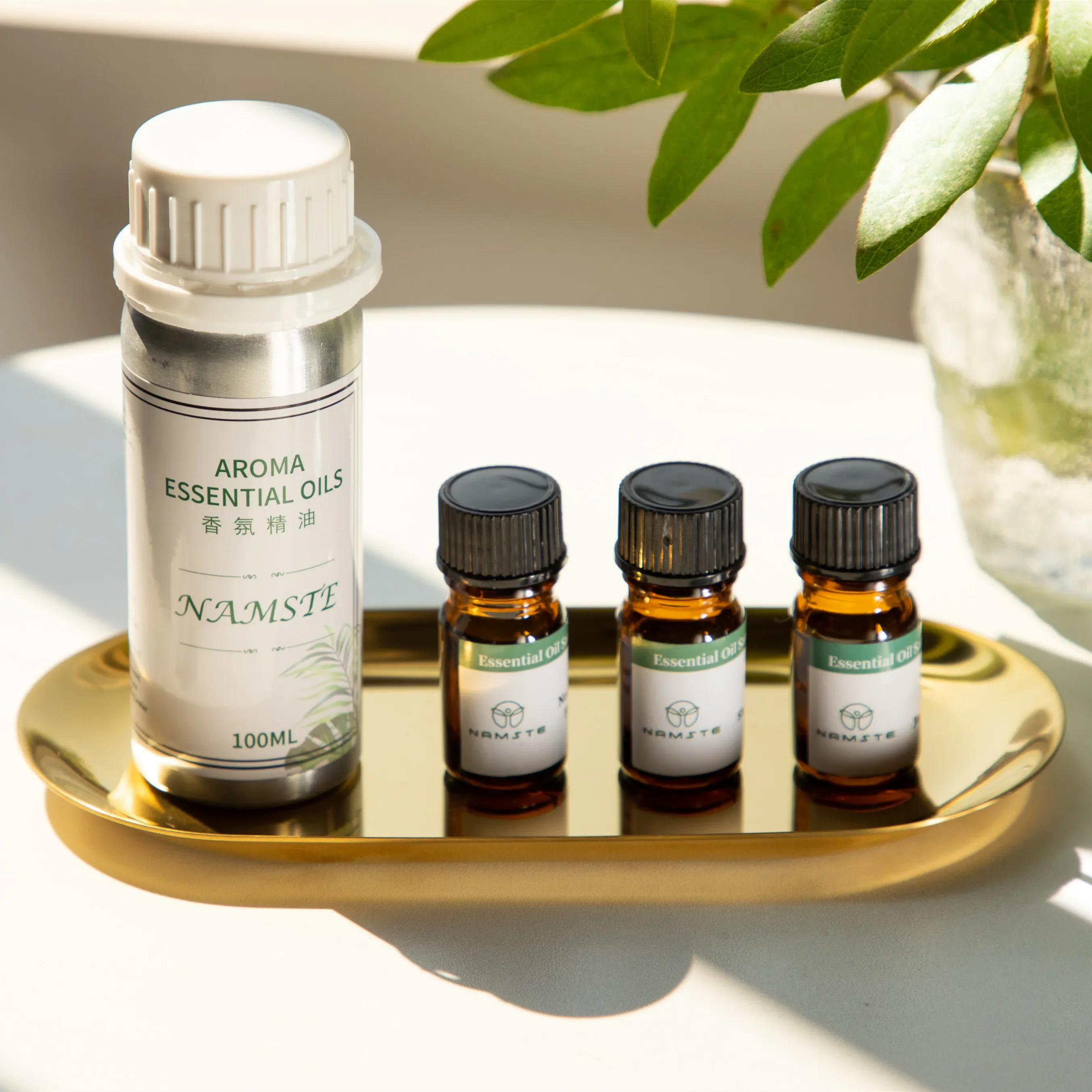 Oasis Óleos Essenciais para Hotéis Perfume Difusor Elétrico do Aroma Ambientador Home Difusor da Fragrância Namste Pcs 100ml