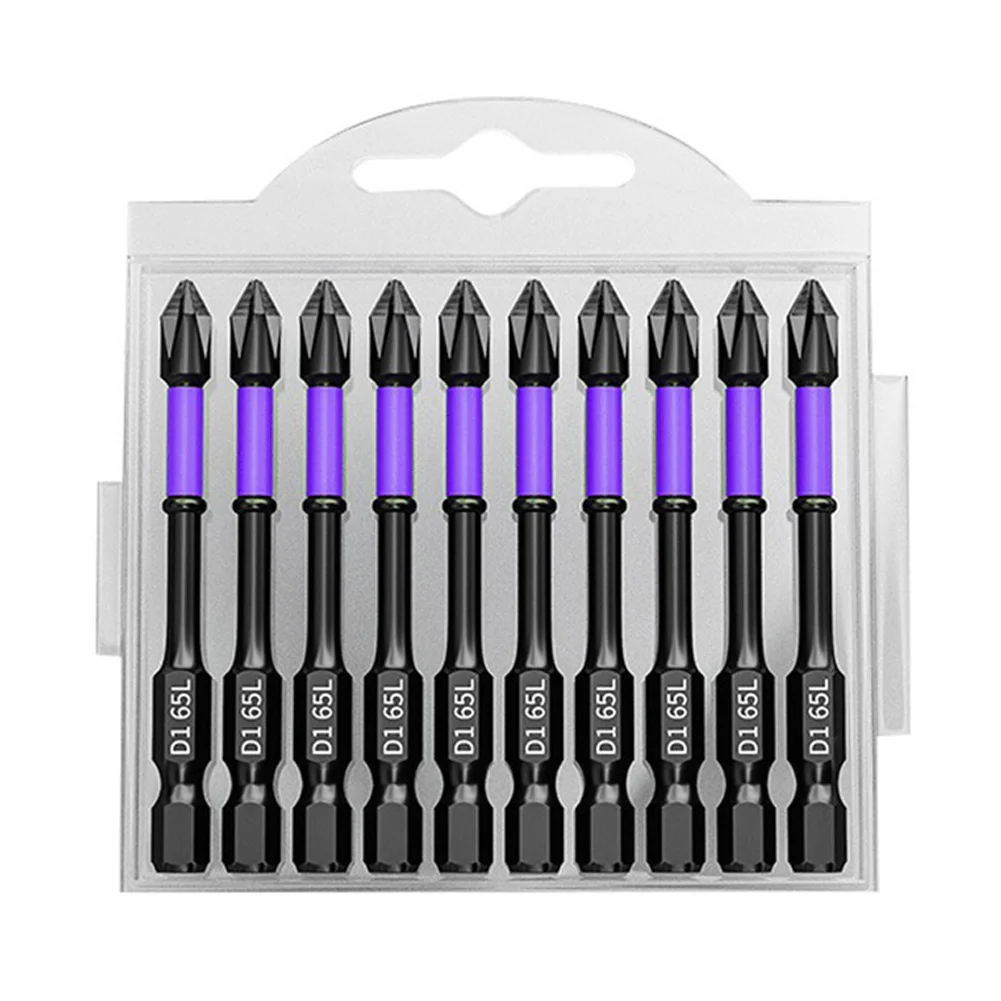 

10/20pcs Non Slip PH2 Magnetic Batch Head Alloy Steel Cross Screwdriver Hardness Drill Bit 25/50/65/70/90/150mm Hand Tools