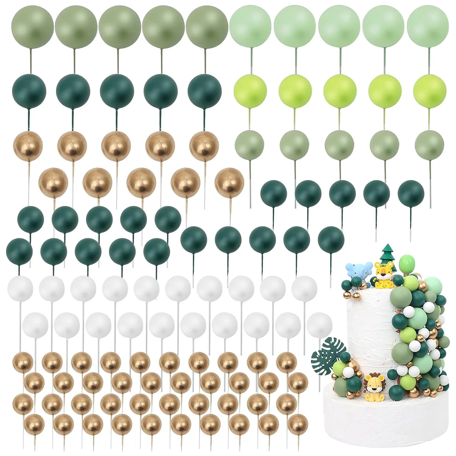 97pcs light green