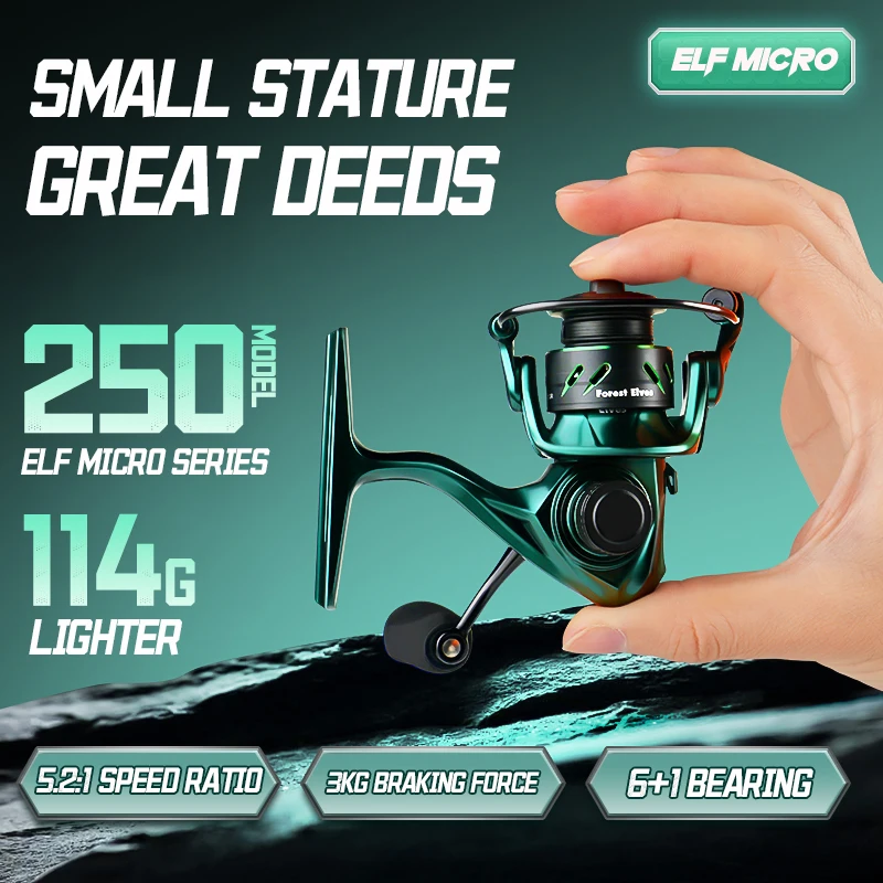TAIYU Micro Fishing Reel Max Drag 3kg 120g 5.6:1 BaitCasting Fishing Reel Magnetic Brake System 114g 5.2:1 Spinning fishing fishing reel