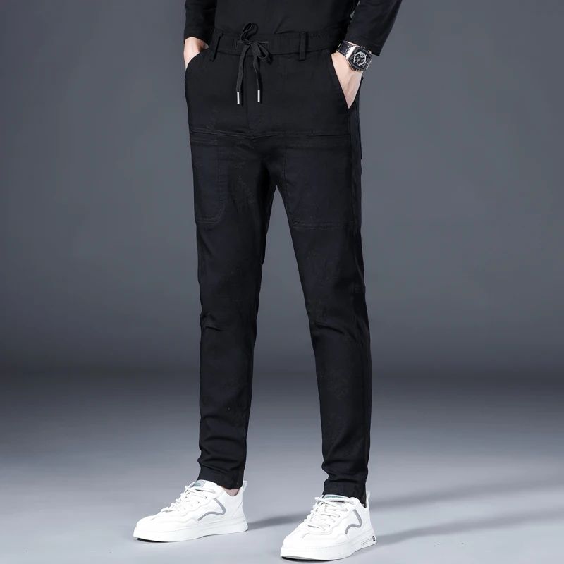 Men's Business Jeans 2023 New Fashion Casual Classic Style Jeans Fashion High Handsome Outdoor Comfortable Men's Brand Jeans
