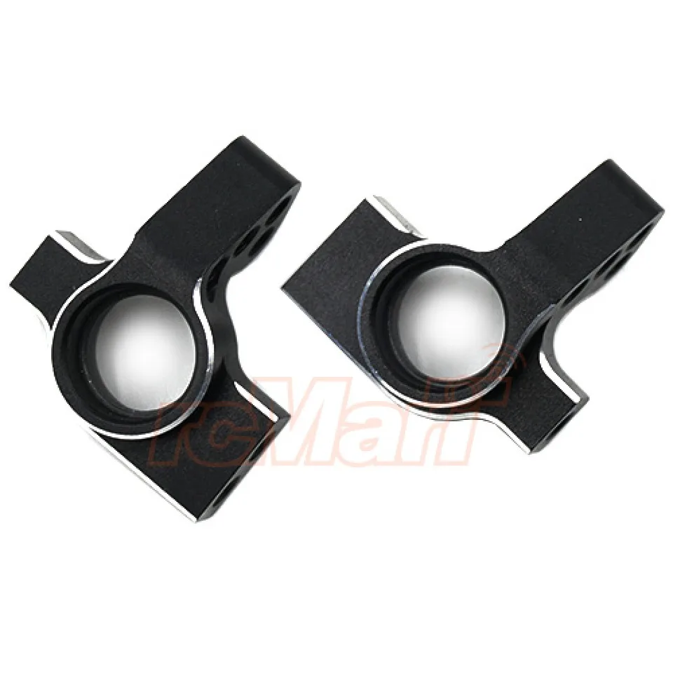 Yeah Racing アルミステアリングナックル 2個 ヨコモ YD2用 ブラック