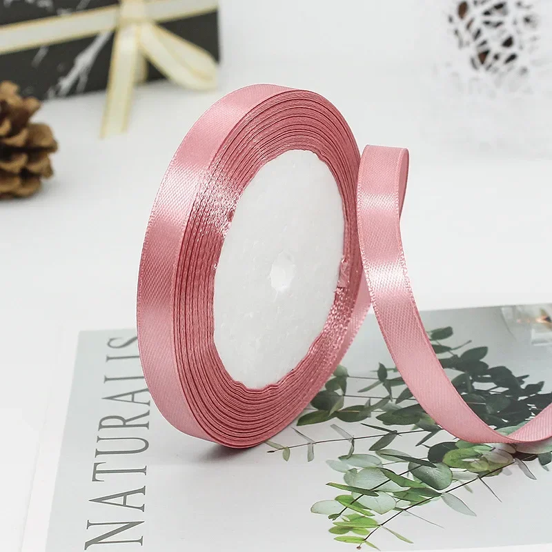 Elegant Satin Ribbons for Gift Wrapping & Decorations - 25 Yards