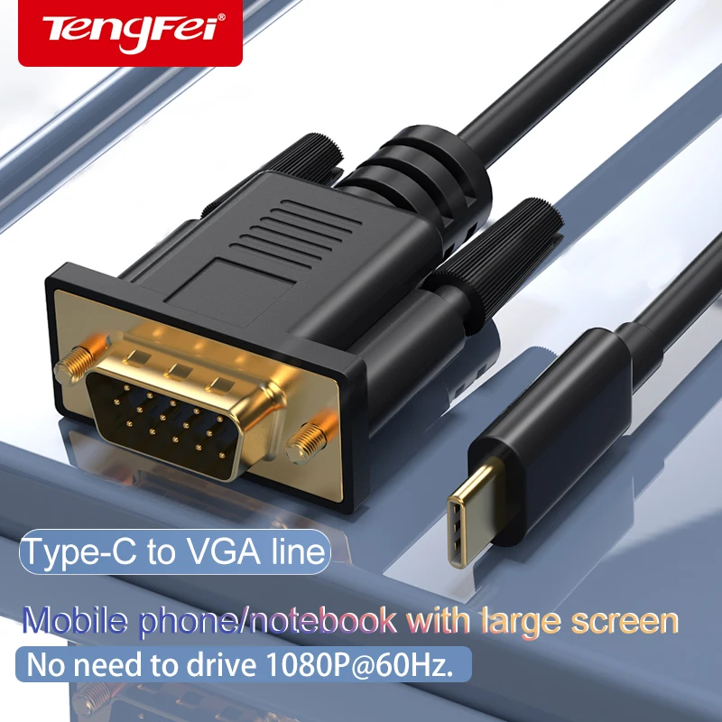 USB C to VGA Adapter Cable for Apple Macbook