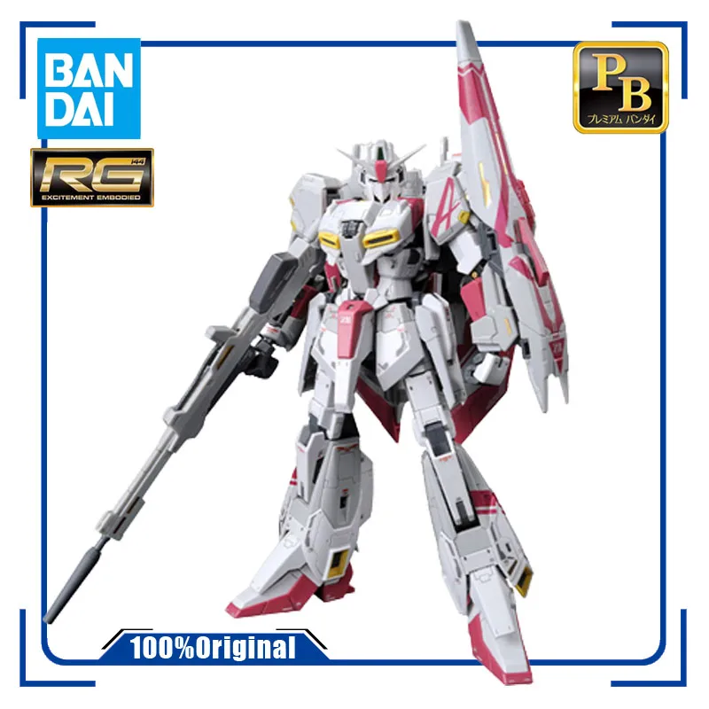 

BANDAI PB Limit RG 1/144 MSZ-006-3 Prototype ZETA Gundam Amro Color Matching Assembly Model Action Toy Figures Christmas Gifts