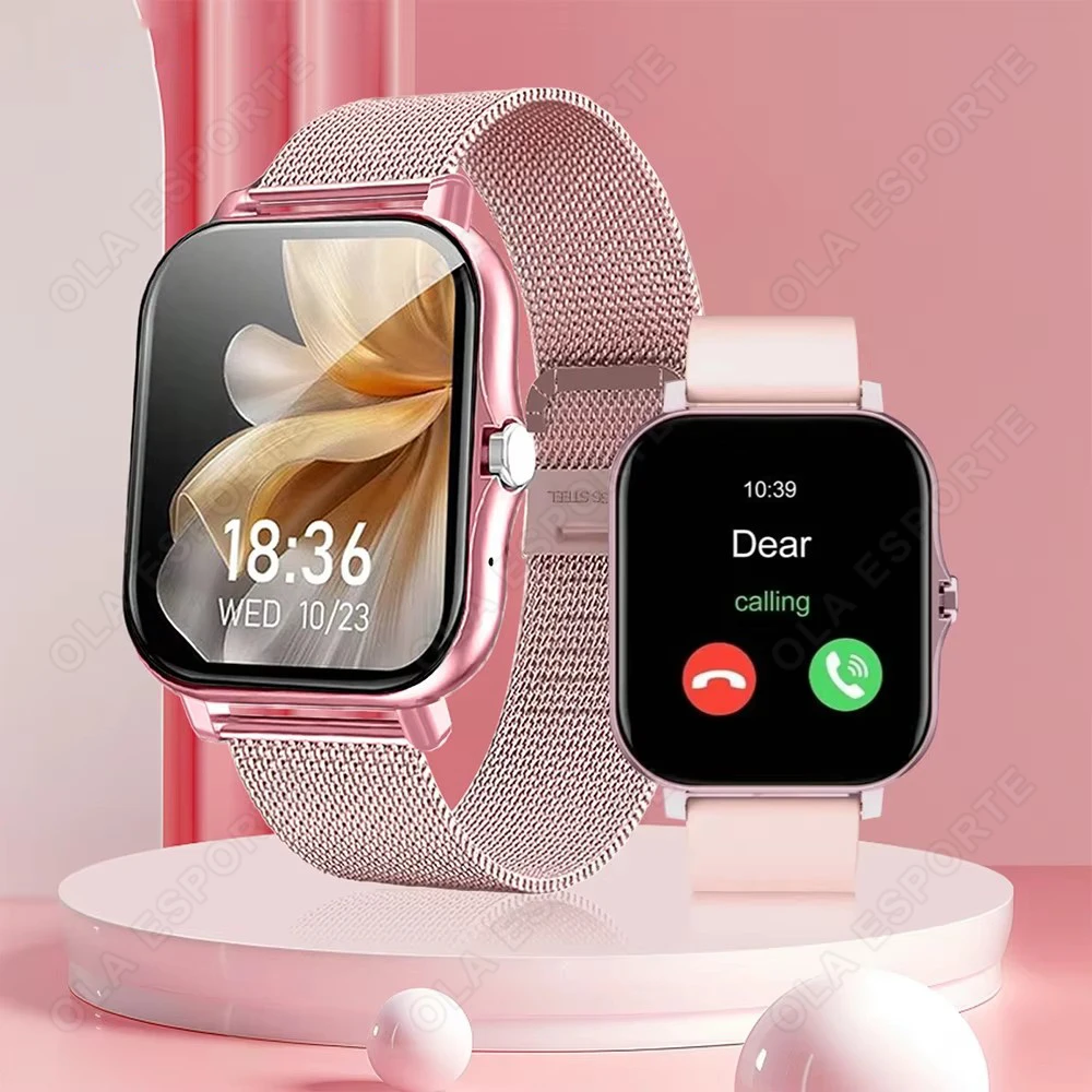 2026 New Smartwatch for Android/IOS Heart Rate/Sleep Monitor Fitness Tracker Bluetooth Call Smart Watch For Men Women Gift HW12 1