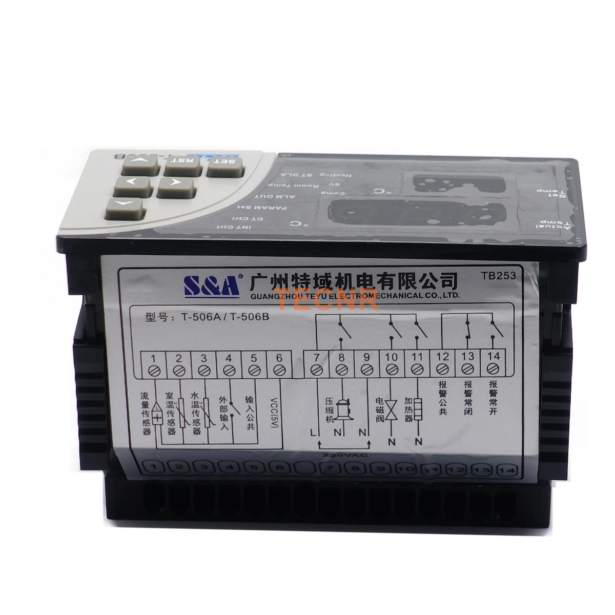 S&A Temperature Controller Display T-503 T-504 T-506 for industry water cool chiller CW3000 CW5000 CW5200