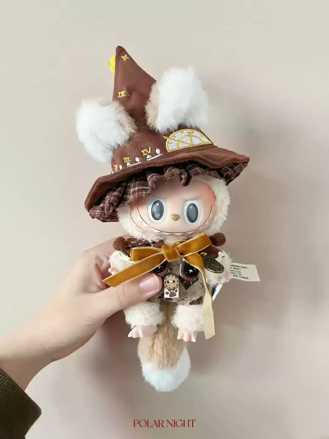 Traje de elfo mágico hermoso de 17 cm de Labubu de alta calidad, accesorio de bikini bonito, colección de adornos Kwaii, juguete para niña, regalo de festival