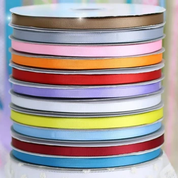 91 metri/rotolo 1 cm Nastro in gros-grain colorato Confezione regalo fatta a mano Fiocco per capelli fai da te Abbigliamento Accessori per cucire Nastro Forniture